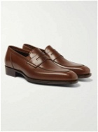 Kingsman - George Cleverley Newport Leather Penny Loafers - Brown