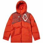 A-COLD-WALL* Men's Panelled Down Jacket in Rust