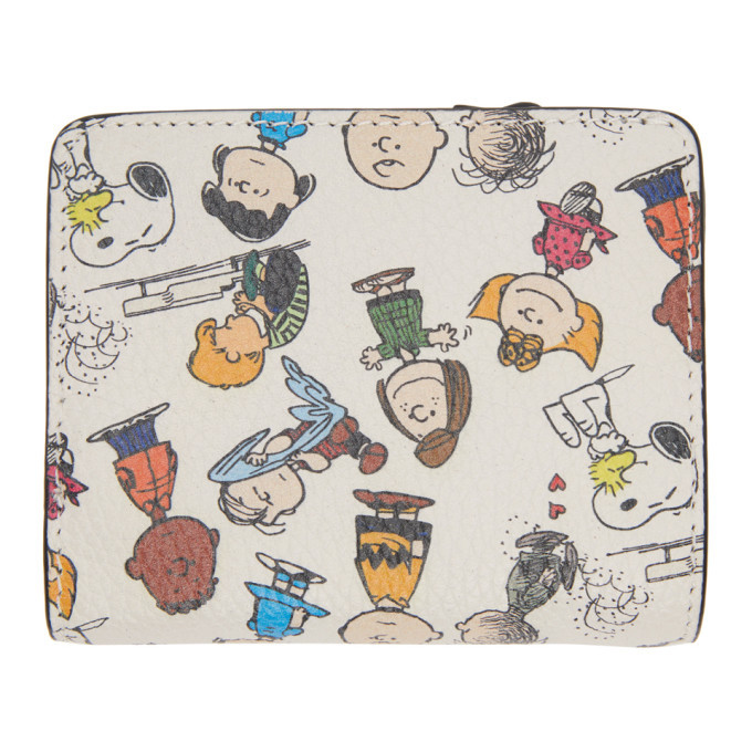 Marc Jacobs White Peanuts Edition Snoopy Compact Wallet Marc Jacobs