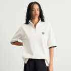 END. Piquet Polo in Off White/Ciner Black