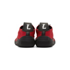 Lanvin Red Low-Top Knit Diving Sneakers