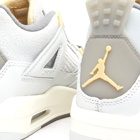 Air Jordan Men's 4 Retro SE GS Sneakers in Photon Dust/Pale Vanilla