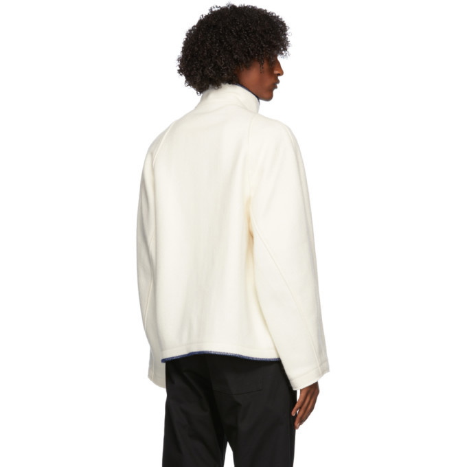 3MAN Off-White Blanket Jacket