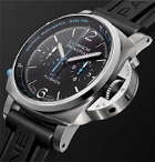 Panerai - Luminor Yachts Challenge Automatic Flyback Chronograph 44mm Titanium and Rubber Watch - Black