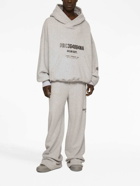 DOLCE & GABBANA - Terry Cloth Trousers With Logoed Plaque