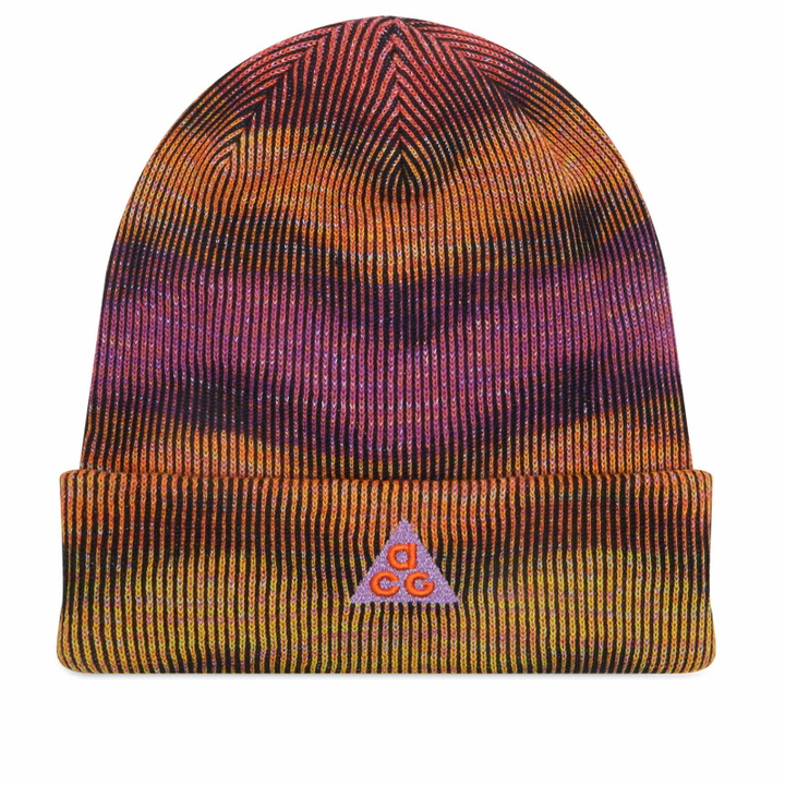 Photo: Nike Men's Apparel ACG Peak Beanie in Orange/Lightning/Berry 