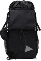 and wander Black ECOPAK 30L Backpack