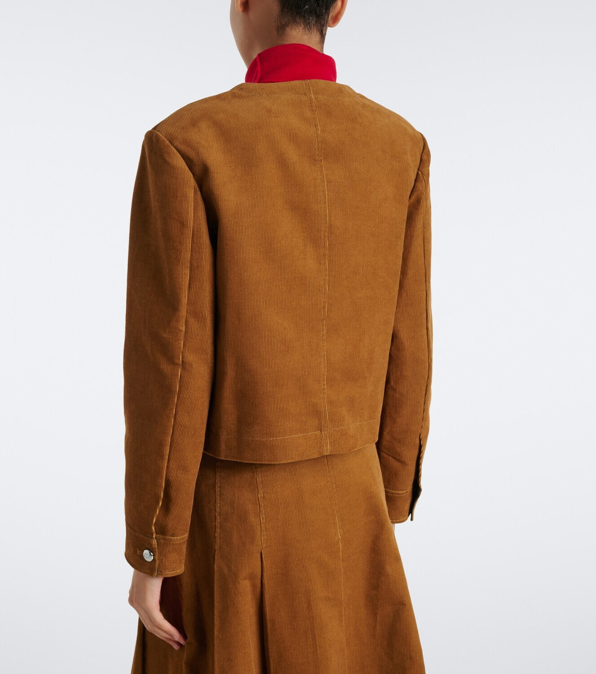 Tory Burch Cropped cotton corduroy jacket