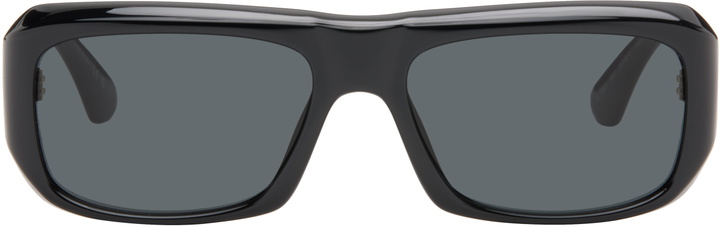 Photo: Saint Laurent Black SL 869 Logo Sunglasses