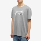 Isabel Marant Men's Hanorih Foil Logo T-Shirt in Grey