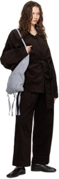Deiji Studios Brown 'The Straight Cord' Lounge Pants