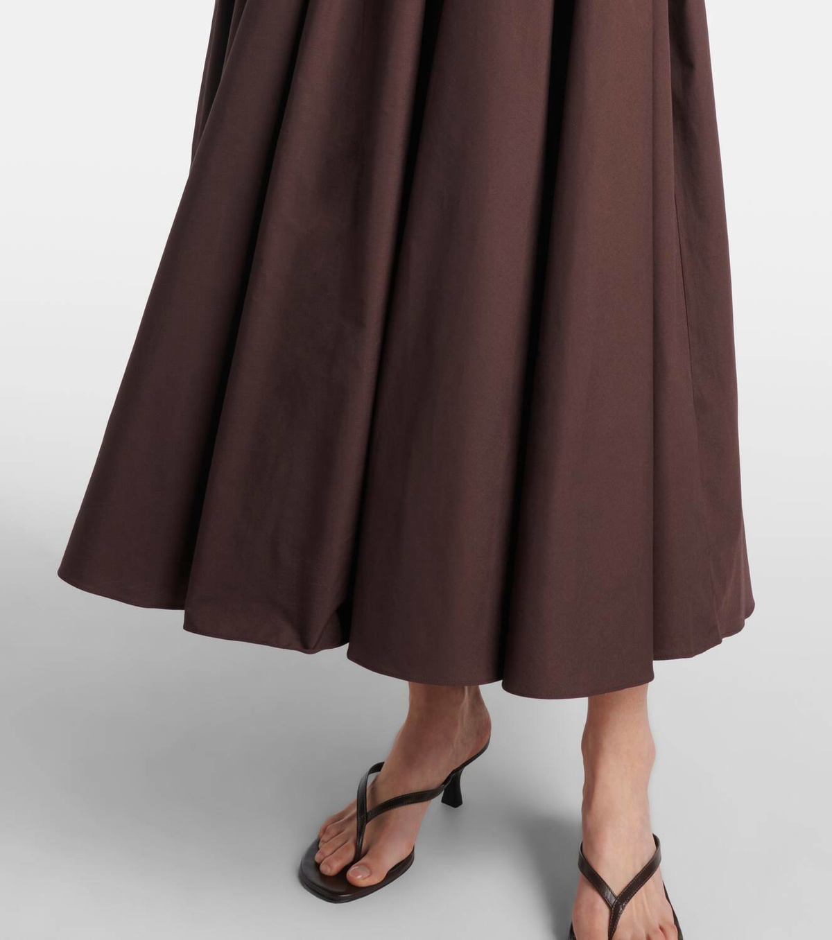 tove ceres gathered cotton midi dress TOVE - Ceres gathered cotton midi dress