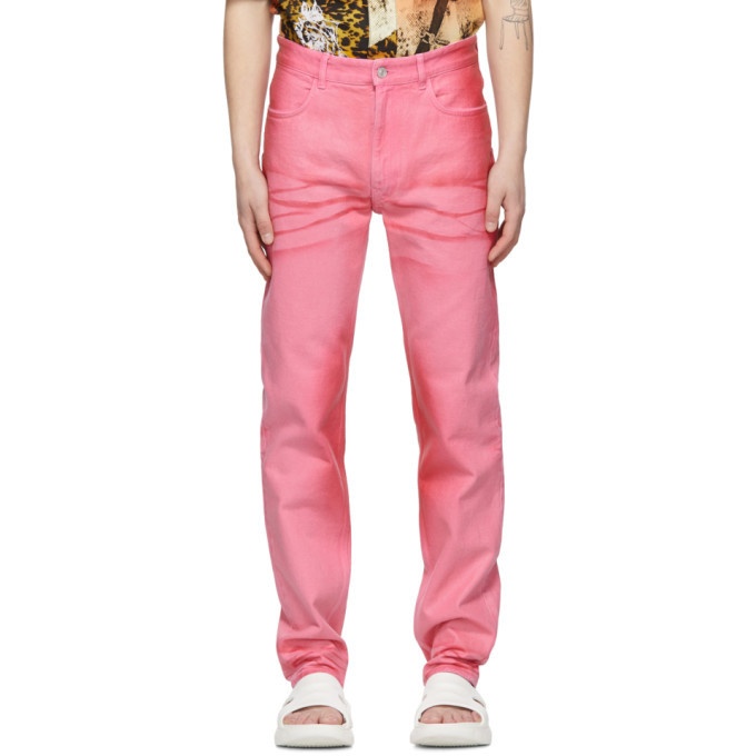 Photo: Givenchy Pink Shiny Polished Jeans