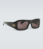 Gucci Double G rectangular sunglasses