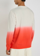 JW Anderson Dip Dye Anchor Embroidered Cotton T-shirt Multicoloured 1