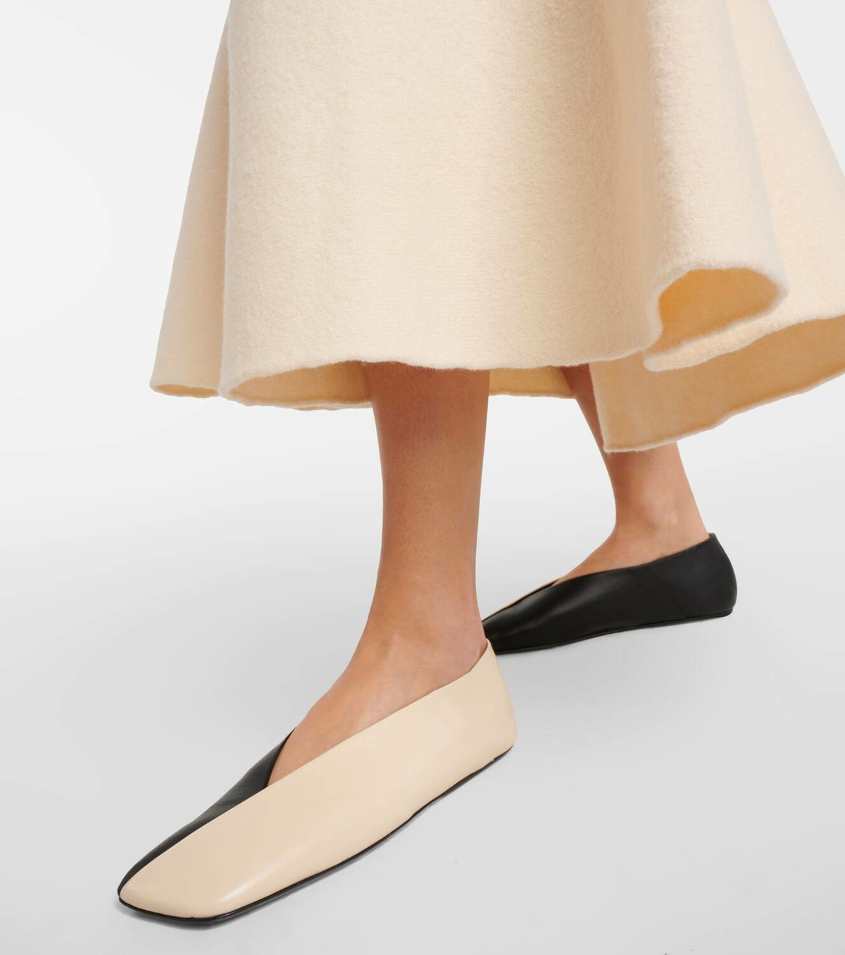 VIP【関税送料無料】希少 JIL SANDER LEATHER BALLETS Jil Sander Leather ballet flats Jil Sander