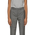 Thom Browne Grey Classic Backstrap Trousers