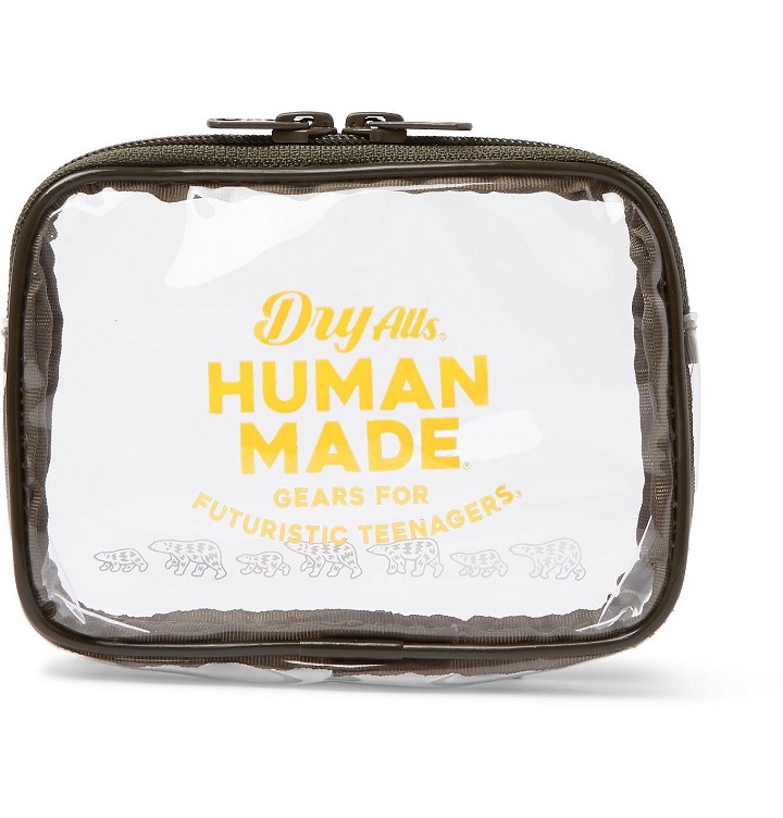Photo: Human Made - Logo-Print PVC Wash Bag - Neutrals