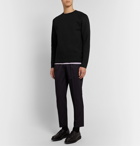 Theory - Panelled Knitted Sweater - Black