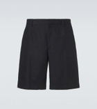 Zegna Cotton and linen shorts