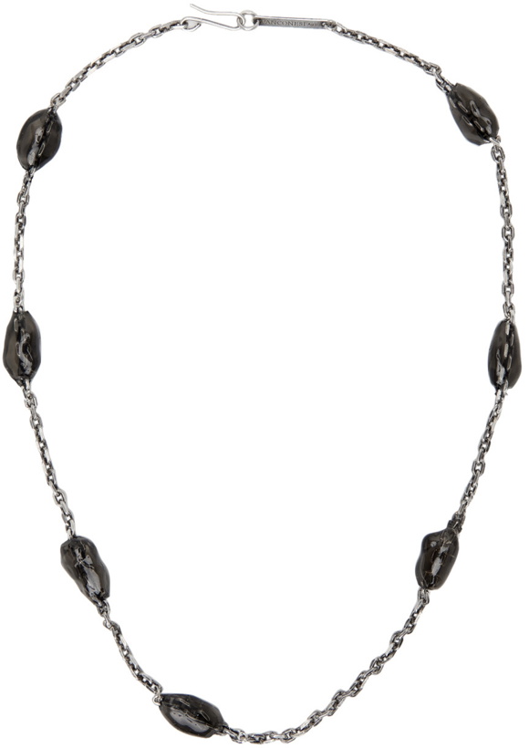 Photo: Panconesi Silver Anthracite Chain Necklace