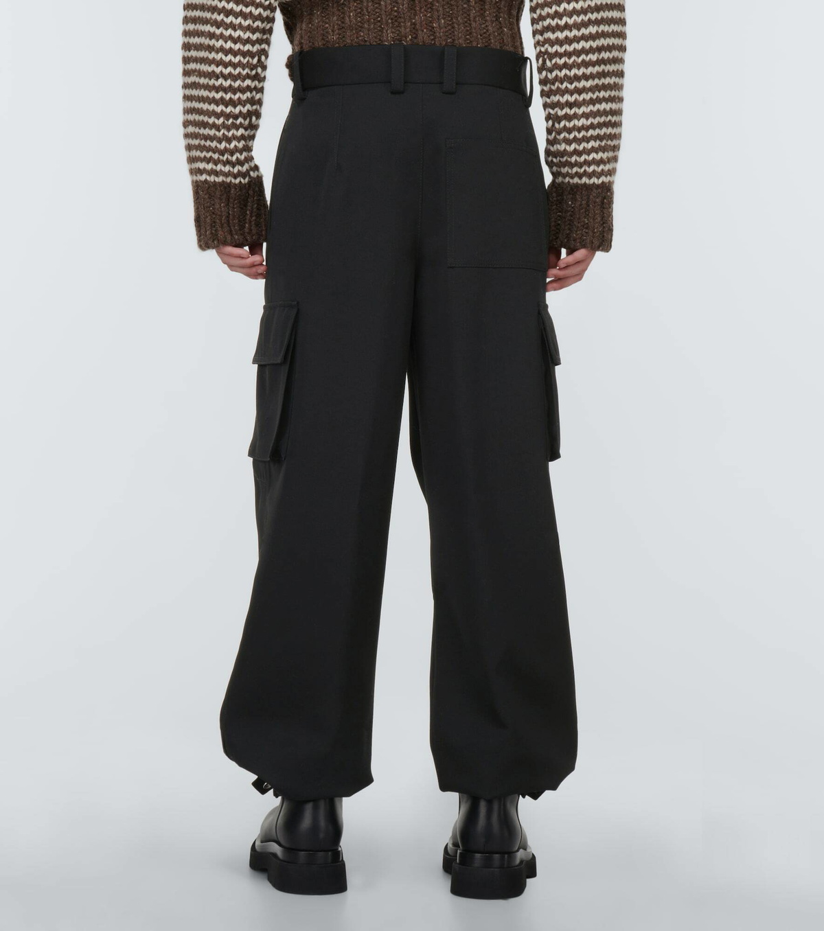 Bottega Veneta - Wool gabardine cargo pants Bottega Veneta