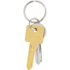Jil Sander Silver Wrap Keychain