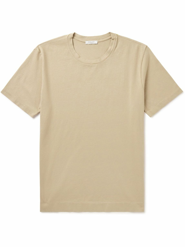 Photo: Boglioli - Garment-Dyed Cotton-Jersey T-Shirt - Gray