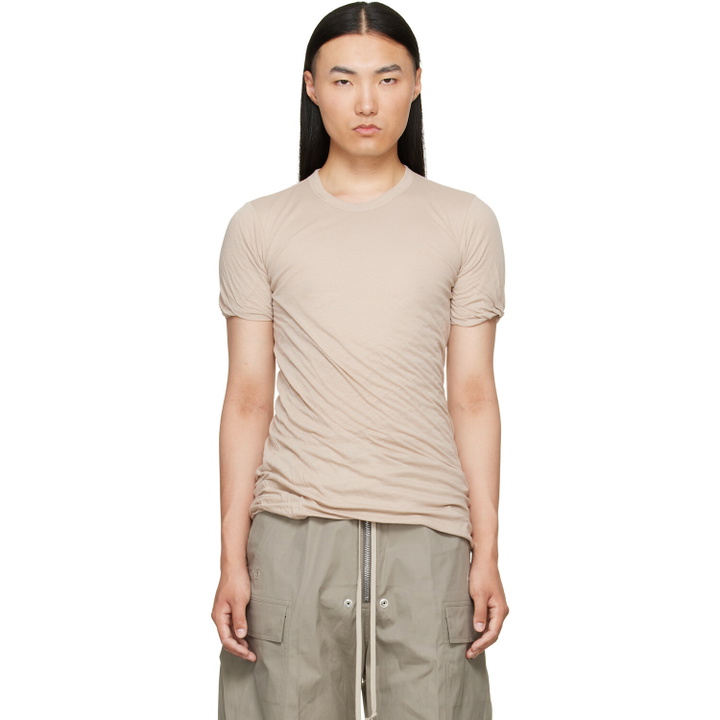 Photo: Rick Owens Taupe Tower Double S/S T-shirt