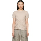 Rick Owens Taupe Tower Double S/S T-shirt