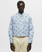 Comme Des Garçons Shirt X Lacoste Woven Shirt Blue/White - Mens - Longsleeves