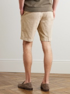Loro Piana - Straight-Leg Cotton-Blend Bermuda Shorts - Neutrals