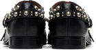 Valentino Garavani Black Calfskin Mockers Derbys