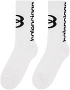Balenciaga White Unity Socks