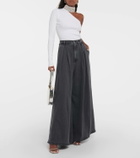 Giuseppe di Morabito Oversized pleated wide-leg jeans