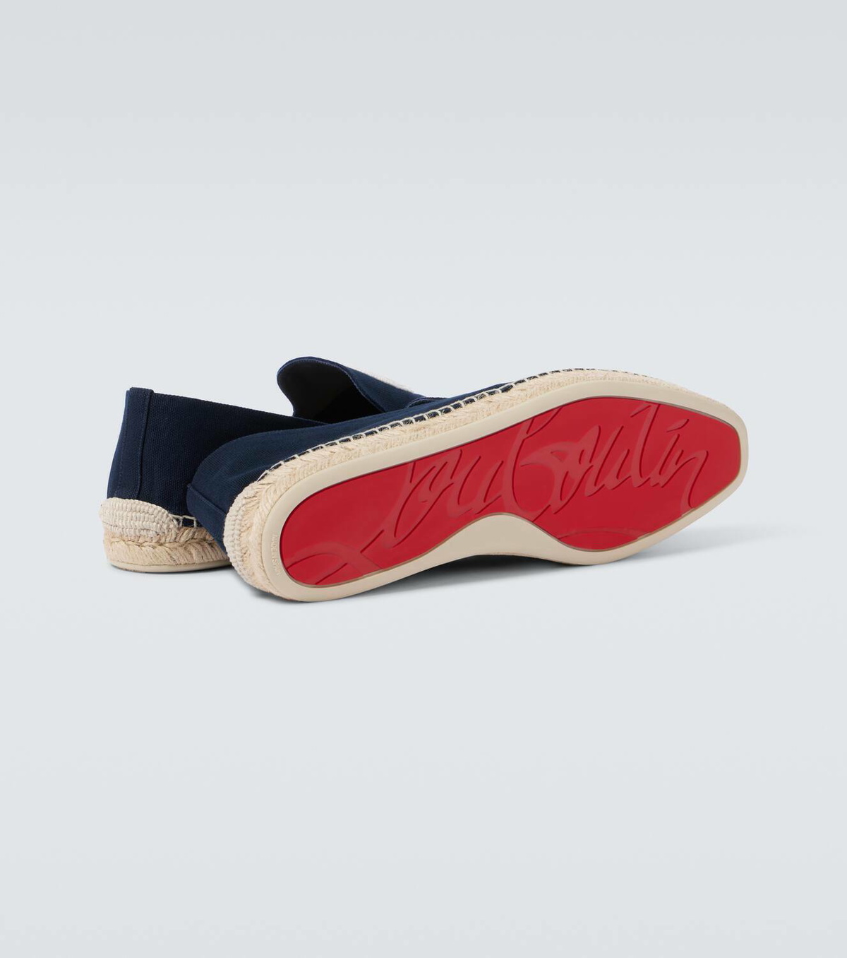 Christian Louboutin Nanou Mooncrest canvas espadrilles