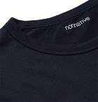 nonnative - Printed Cotton-Jersey T-Shirt - Navy