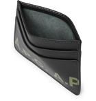 A.P.C. - Andre Logo-Print Leather Cardholder - Dark green