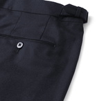 Ermenegildo Zegna - Navy Wool-Flannel Trousers - Blue