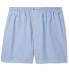 Zimmerli - Gingham Cotton Boxer Shorts - Men - Blue