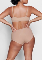 Skims Stretch-jersey boy Shorts Light Brown