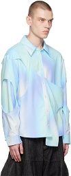 Chen Peng Blue Halo Shirt