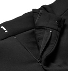 Alexander McQueen - Black Slim-Fit Silk Satin-Trimmed Wool-Blend Tuxedo Trousers - Men - Black