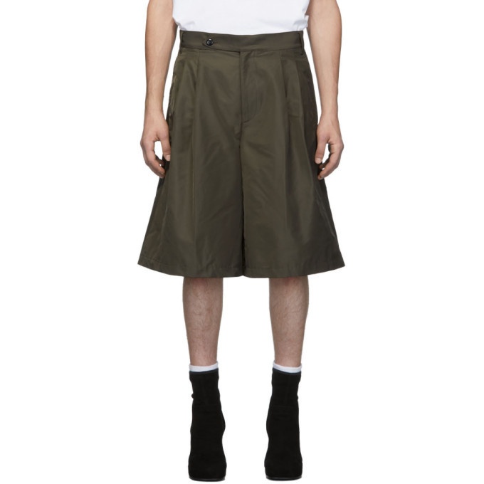 Photo: Random Identities Green Oversize Tailored Shorts