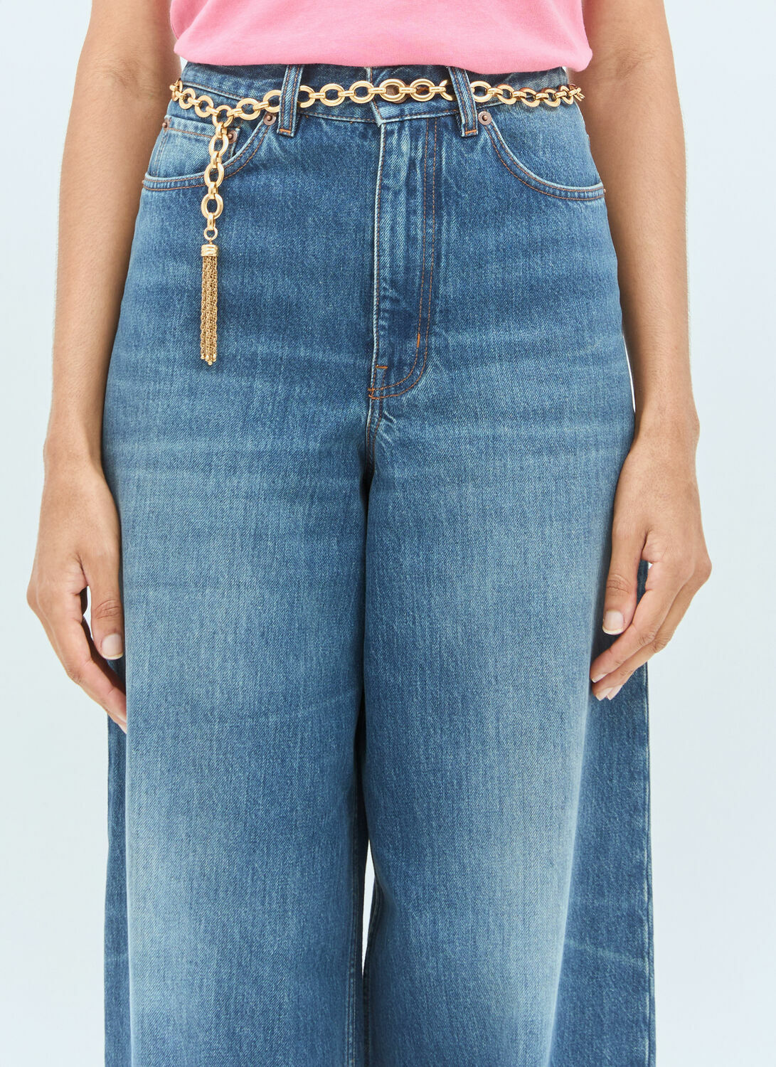 Chloé Pompoms Belt