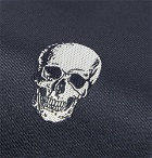 Alexander McQueen - 8cm Logo-Embroidered Silk Tie - Navy