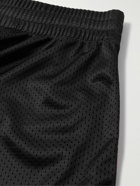 Missoni - Straight-Leg Logo-Embroidered Printed Mesh Shorts - Black