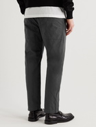 Barena - Bativoga Straight-Leg Stretch-Cotton Trousers - Gray