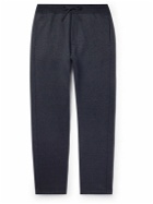 Loro Piana - Kawaguchi Slim-Fit Straight-Leg Cotton, Linen and Cashmere-Blend Sweatpants - Blue