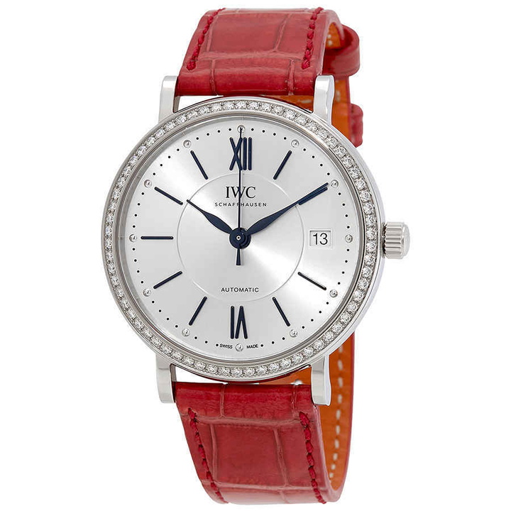 Photo: IWC Portofino Silver Dial Diamond Automatic Ladies Watch 4581-09